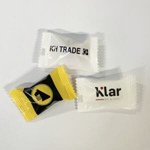 Trekants slikposer med logo